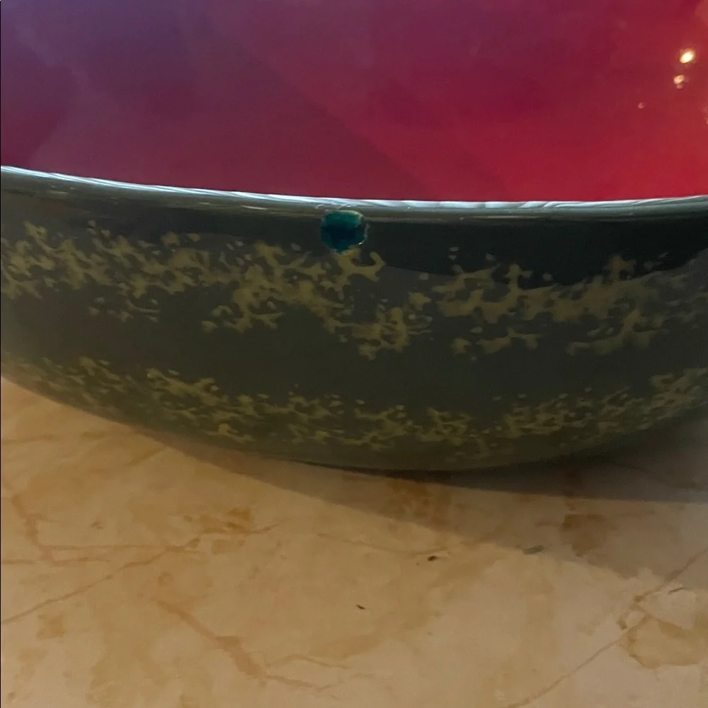Watermelon bowl and dishes